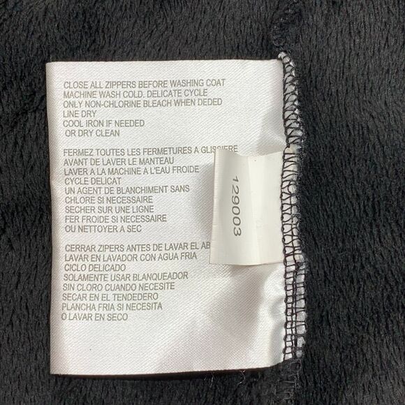 Michael Kors Womens Black Asymmetric Zip Front Jacket/Coat Military Style Size M - Picture 6 of 11